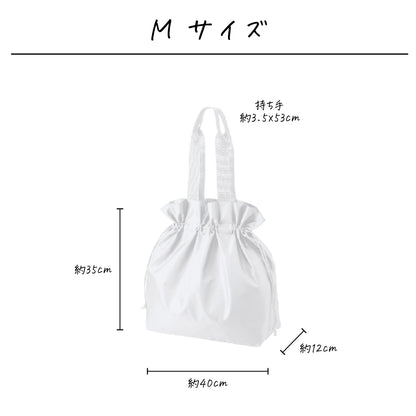 ポリエステル巾着トート〔23 バレエ (ラインアート)〕