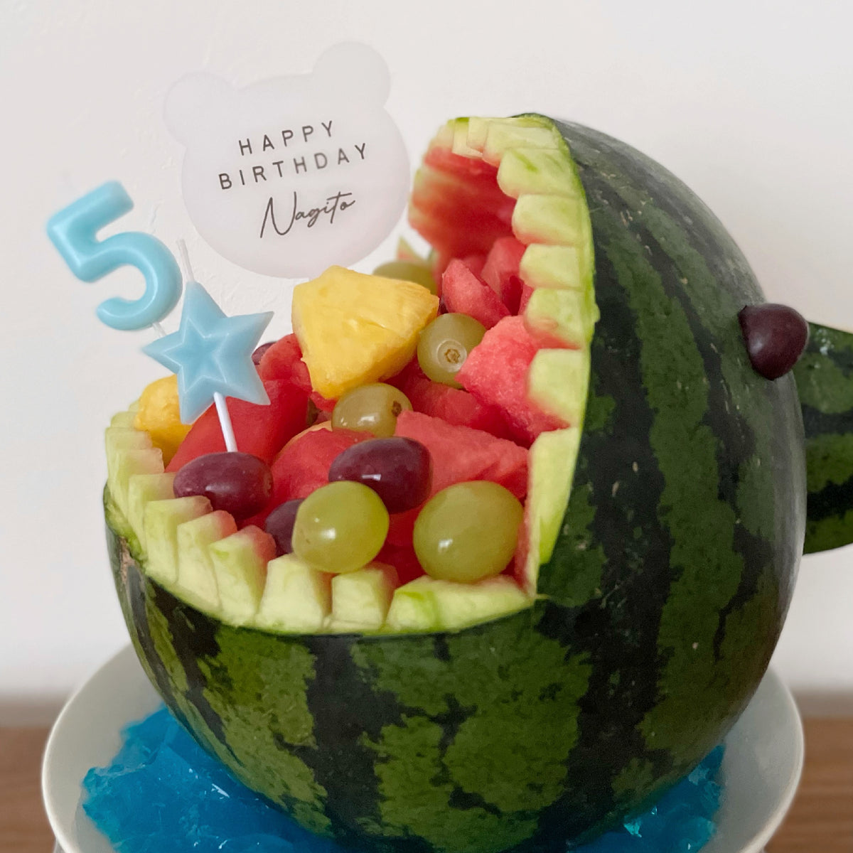 名入れ無料 ケーキトッパー〔02 くま 〕｜誕生日 バースデー 飾り 熊 ギフト 画像13