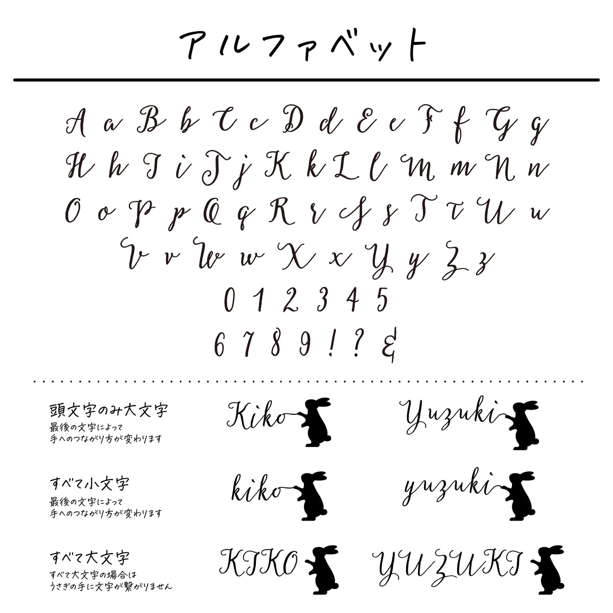 名入れ無料 ネームコーム〔05 ラビット 〕｜名前入り 木製コーム うさぎ 出産祝い 誕生日 ギフト 画像4