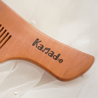 名入れ無料 ネームコーム〔13 メロディ 〕｜名前入り 木製コーム 音符 音楽 出産祝い 誕生日 ギフト 画像4