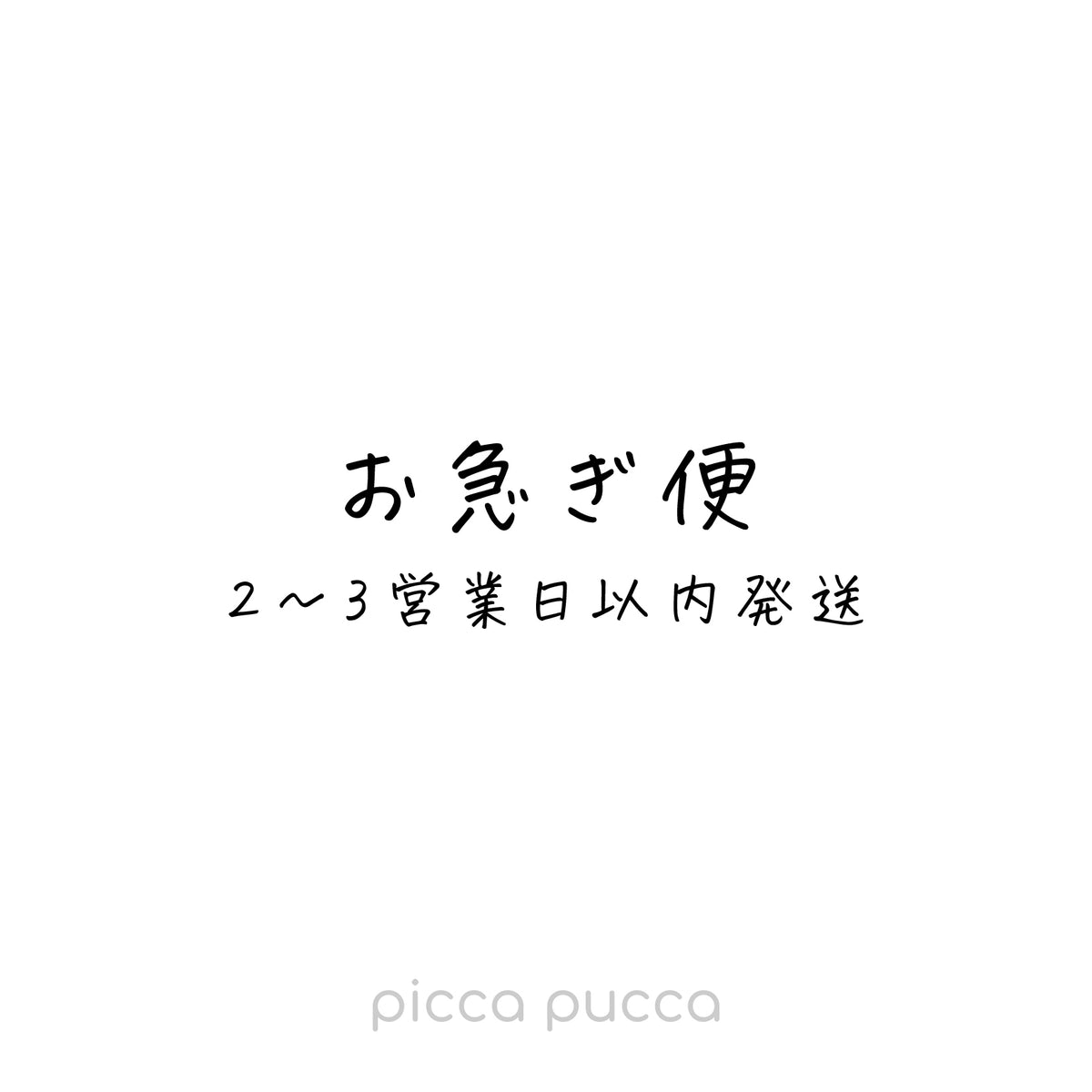 お急ぎ便（2～3営業日以内発送）